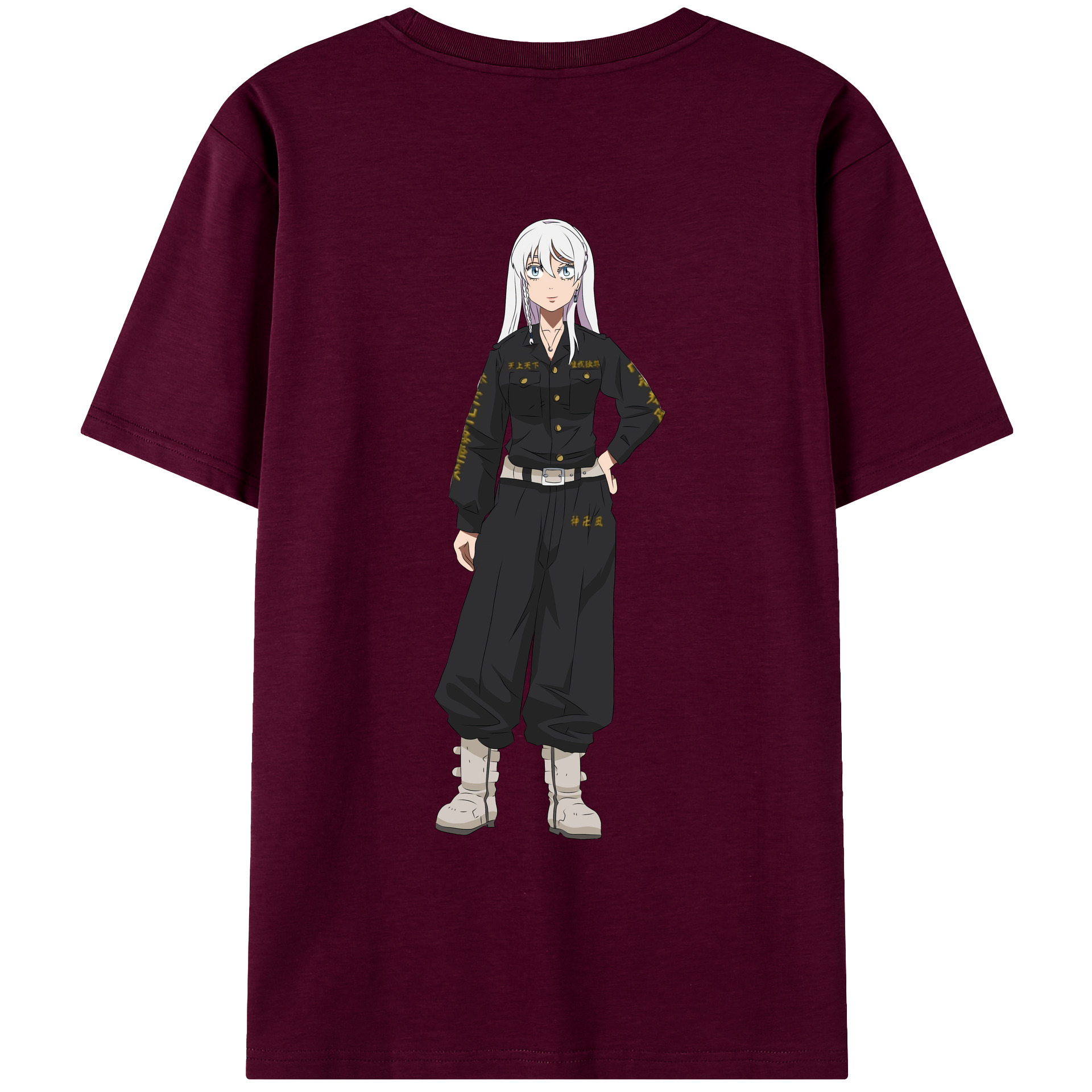 （画像用） 東京リベンジャーズ Tokyo Revengers レディース半袖Tシャツ(バックプリント)